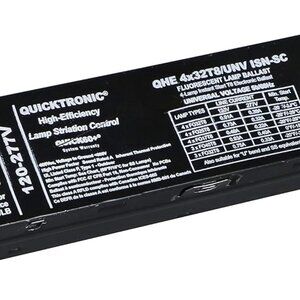 Sylvania 49857 OSRAM QUICKTRONIC QHE 4X32T8/UNV ISN-SC, White